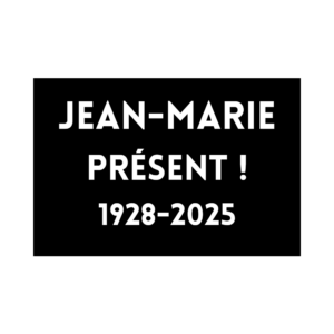 50 Stickers Jean Marie Présent !