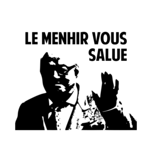 Lot de 50 stickers Le Menhir vous salue