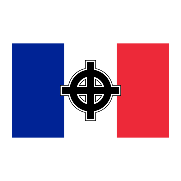 Drapeau Français Croix Celtique