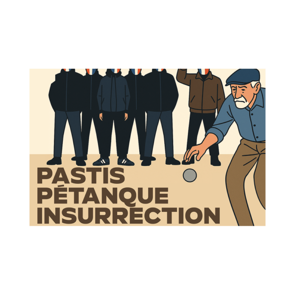 50 Stickers Pastis Pétanque Insurrection