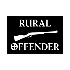 Lot de 50 stickers Rural Offender